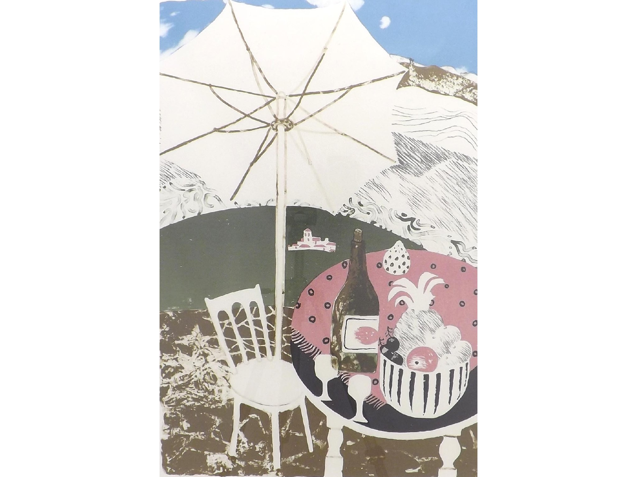 Appraisal: Mary Fedden - - 'Picnic' signed and dated ' titled