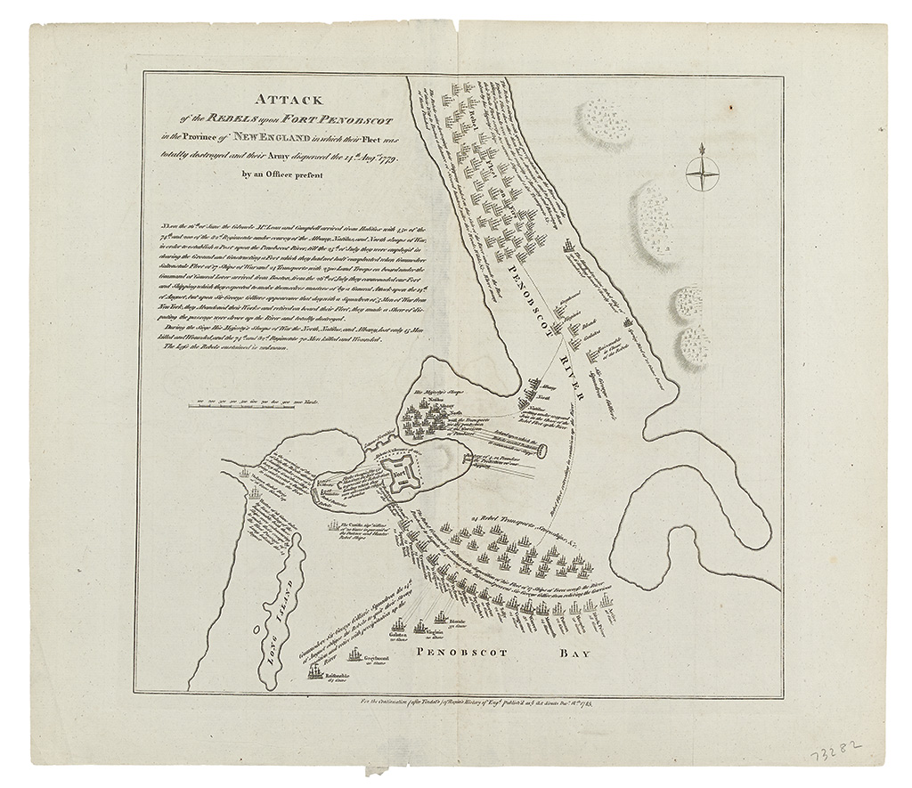 Appraisal: TINDAL NICHOLAS Attack of the Rebels upon Fort Penobscot in