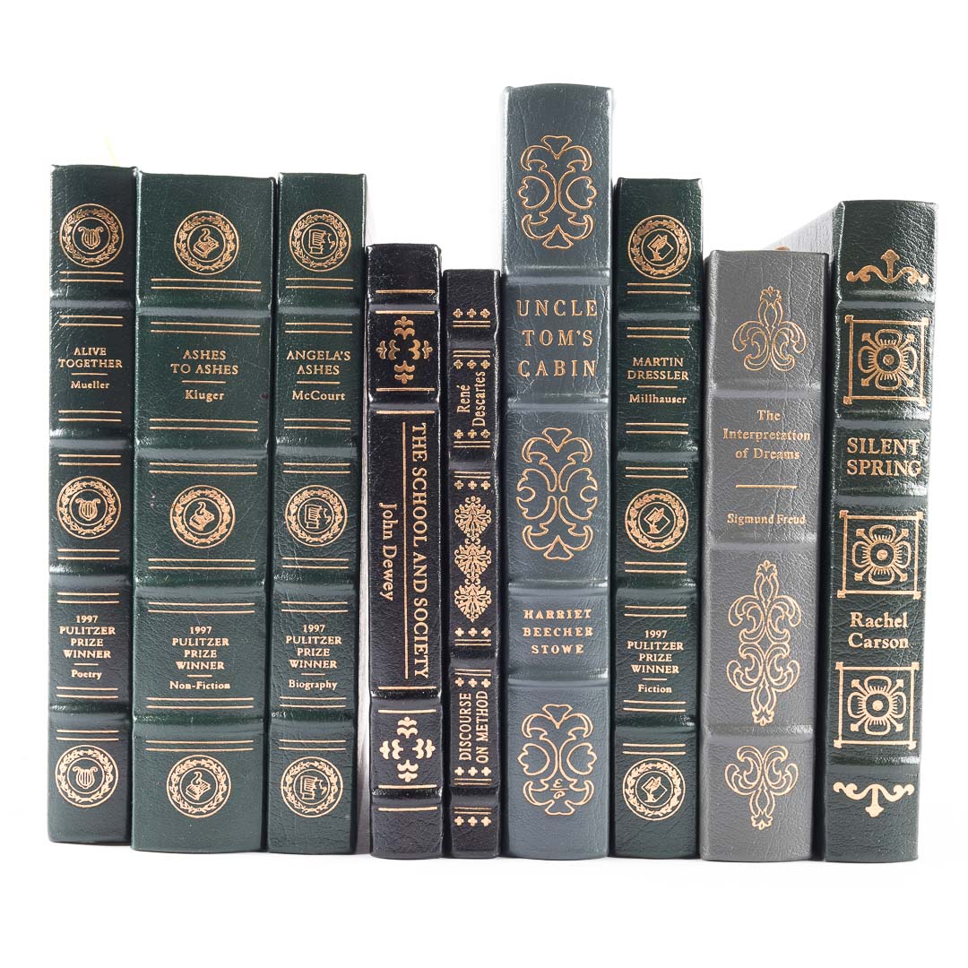 Appraisal: Easton Press vols non-fiction Literature all full leather Condition Additional