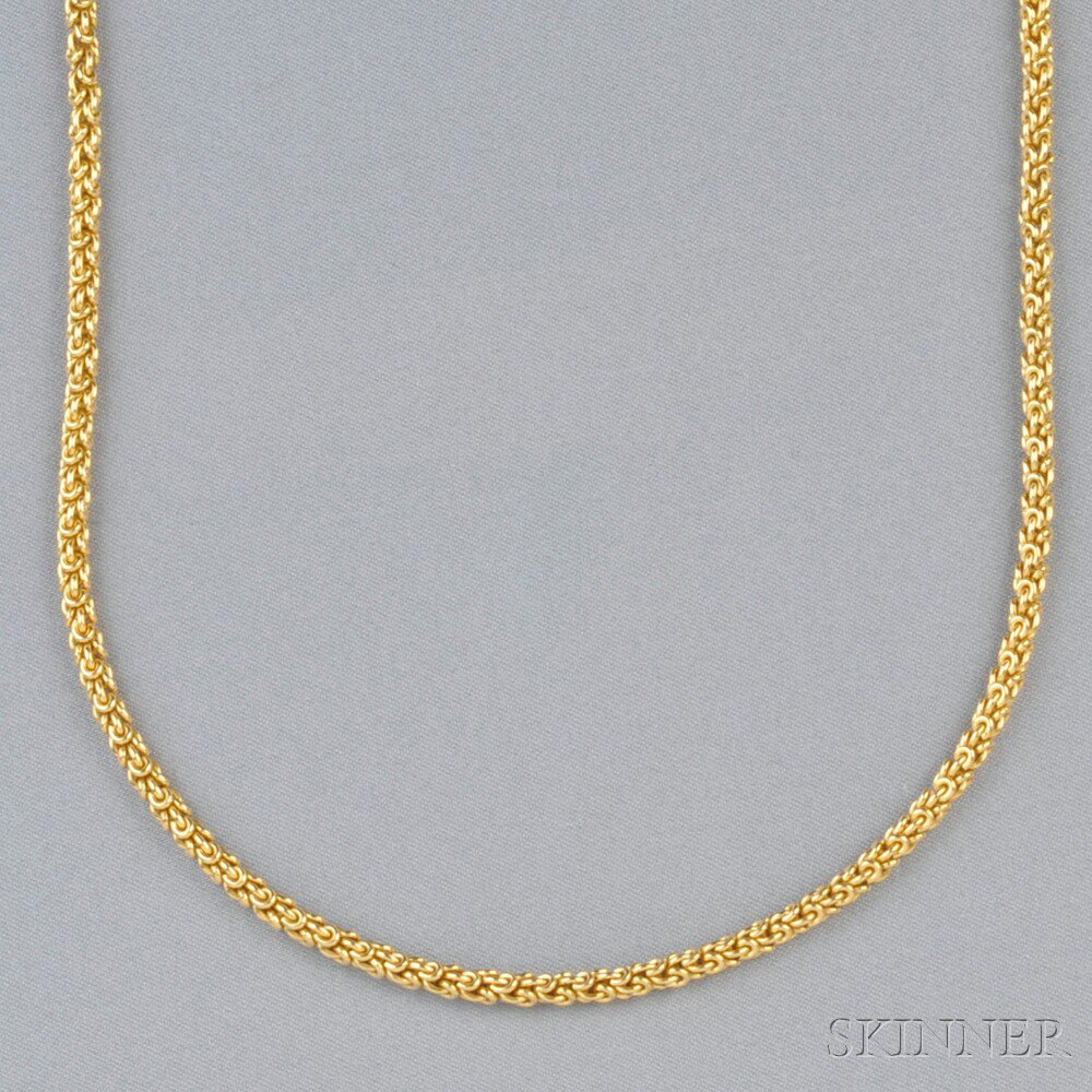 Appraisal: kt Gold Ropetwist Chain Van Cleef Arpels France dwt lg