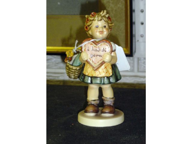 Appraisal: HUMMEL FIGURINE - VALENTINE GIFT -