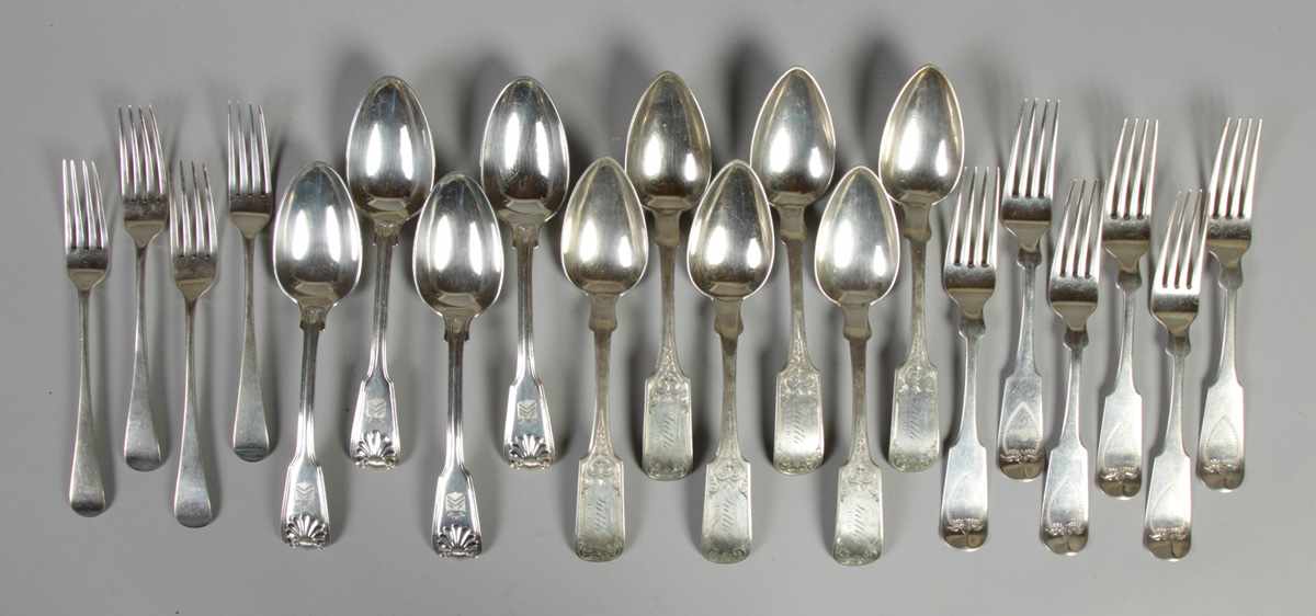 Appraisal: Group of Sterling Flatware Group of Sterling Flatware L to