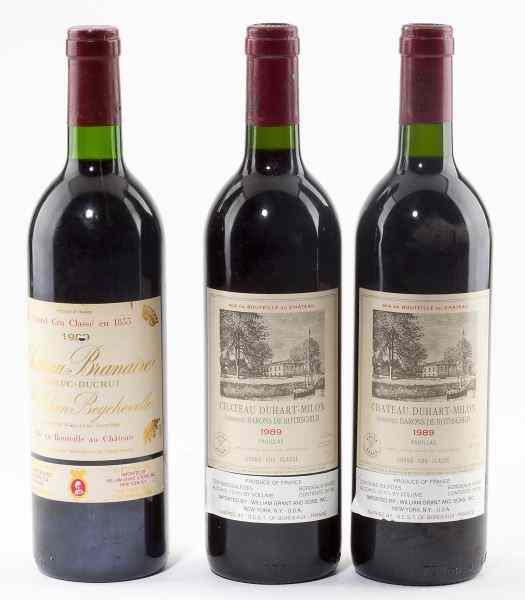 Appraisal: Chateau Branaire-Ducru Chateau Duhart-Milon total bottlesVintage Chateau Branaire-Ducru bn Vintage