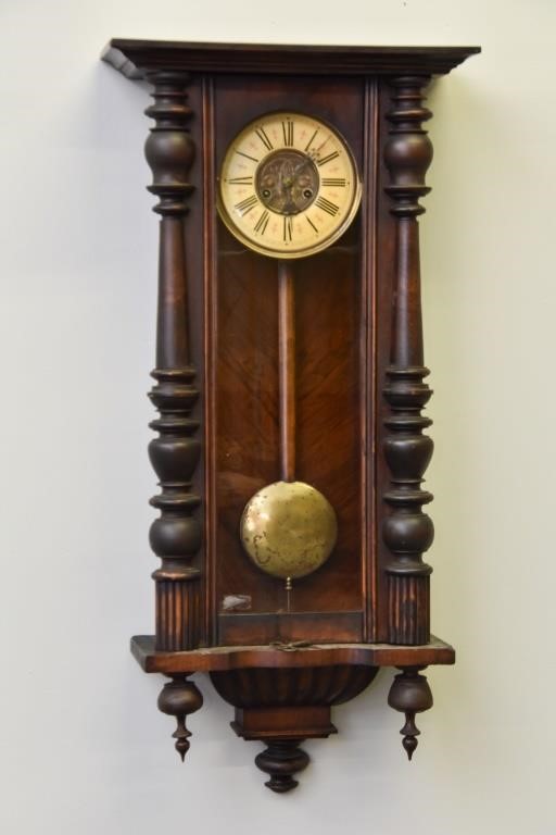 Appraisal: Large Vienna Regulator wall clock h x w x d