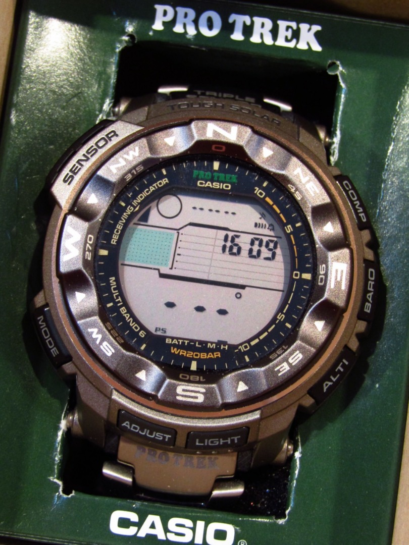 Appraisal: A Casio Pro Trex gentleman's wristwatch the cm dia digital