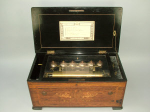 Appraisal: A Sublime Harmonie Swiss musical box late th century NOTE