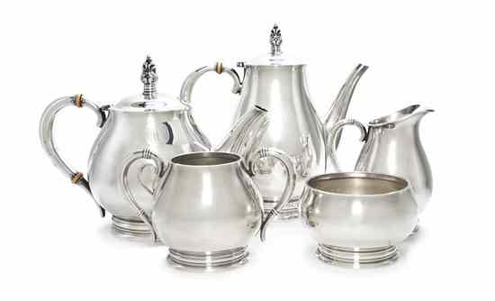 Appraisal: An American Sterling Silver Tea and Coffee Service International Silver