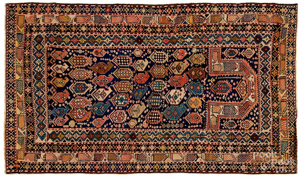 Appraisal: Caucasian prayer rug ca Exclusive on Bidsquare Caucasian prayer rug