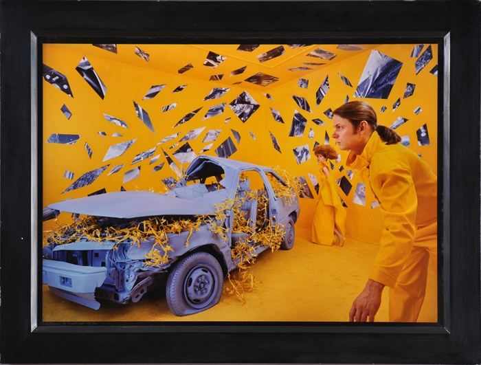 Appraisal: SANDY SKOGLUND b THE INVISIBLE WEB C-print x in signed