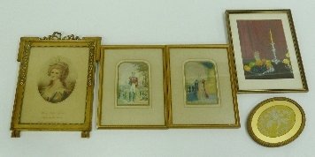 Appraisal: Manner of Samuel Prout Capriccio watercolour cm x cm x