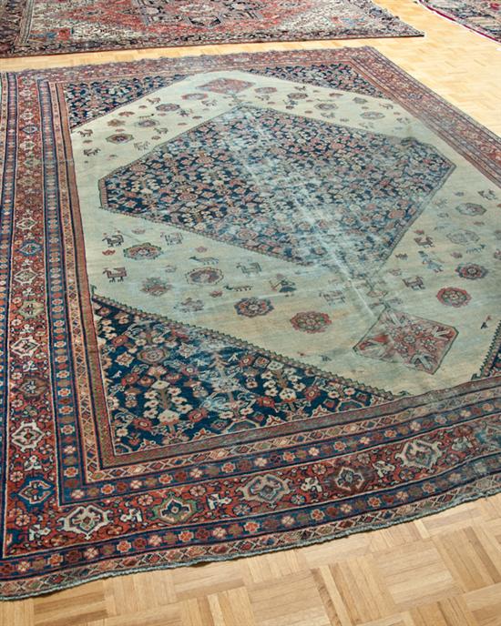 Appraisal: Antique Persian Mahal Rug ' x '