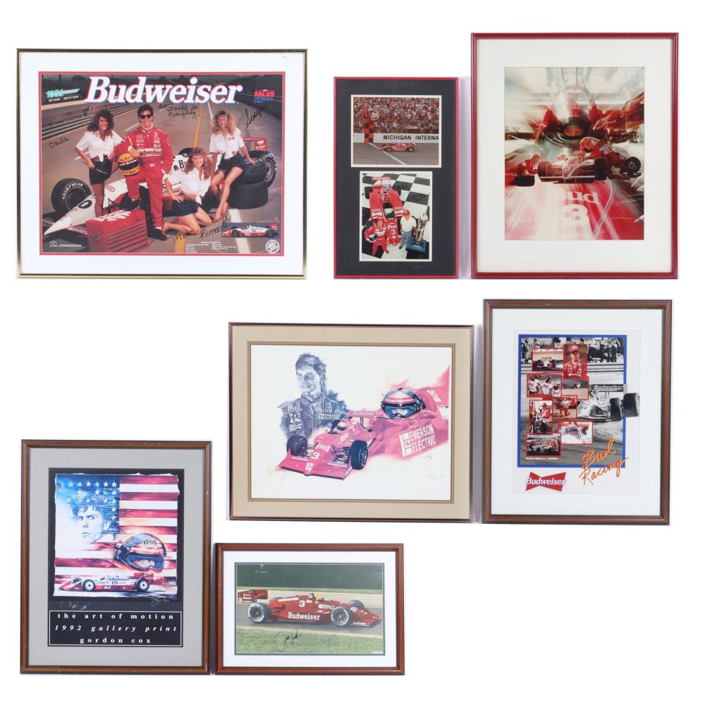 Appraisal: LOT OF SCOTT PRUETT FRAMED PHOTOS PRINTS SOME SIGNED H