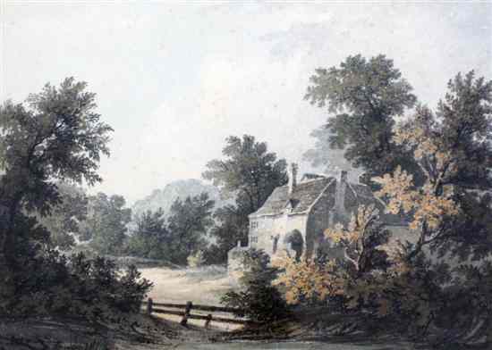 Appraisal: James Bourne - watercolour Near Beckenham Kent x in Estimate