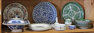 Appraisal: lot of Continental porcelains including a Pountney and Bristol Mandarin