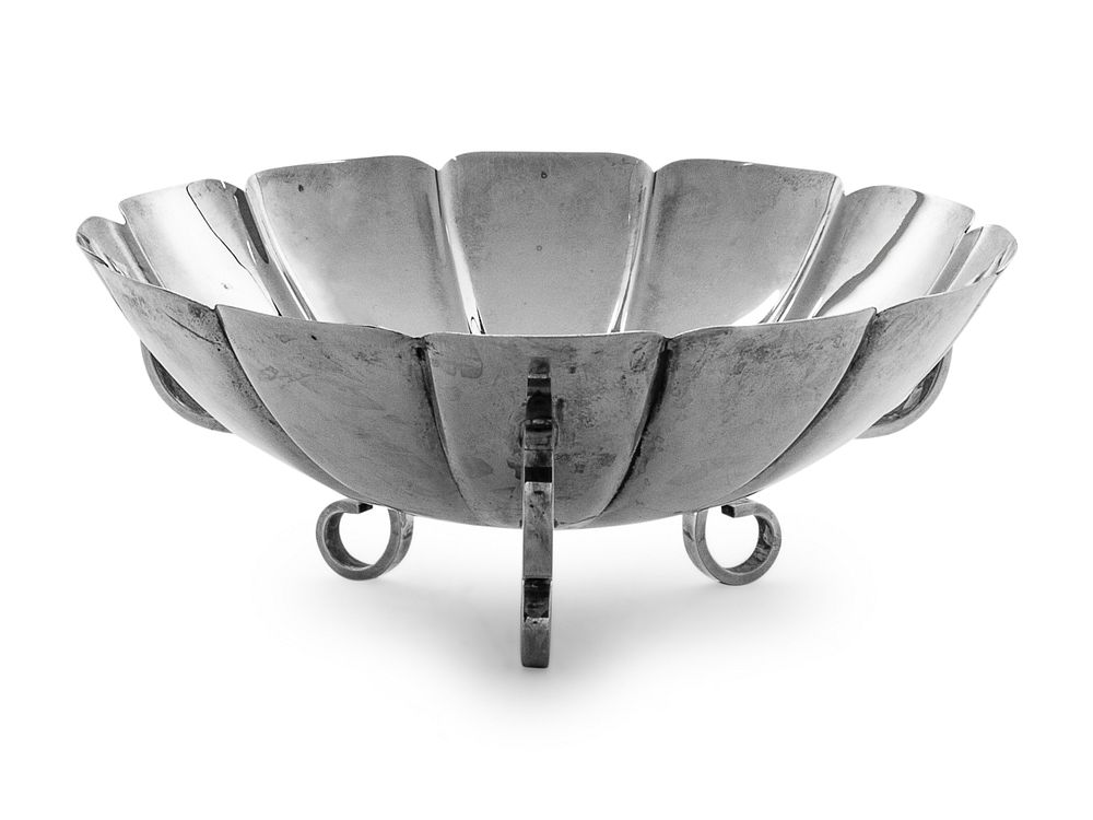 Appraisal: An American Silver Candy Bowl An American Silver Candy Bowl