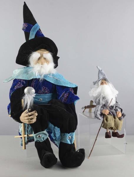 Appraisal: Lot Of Wizard Marionettes This lot includes - larger plaster