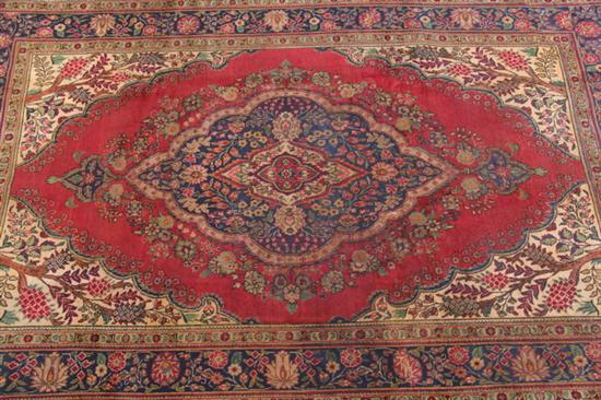 Appraisal: TABRIZ RUG ft in x ft in