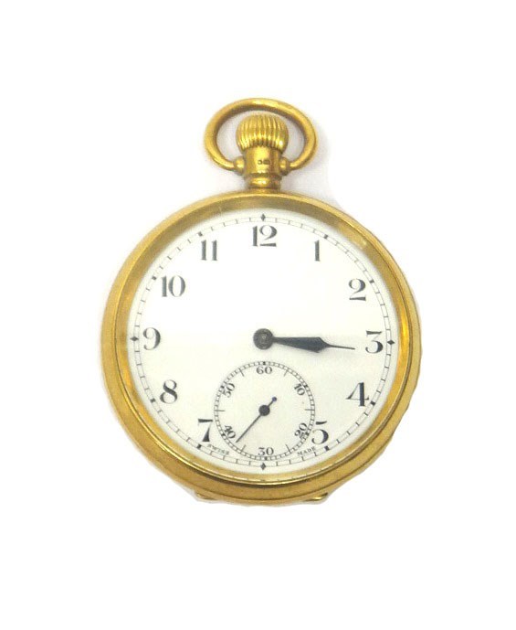 Appraisal: A gentleman's ct gold cased keyless wind openfaced pocket watch