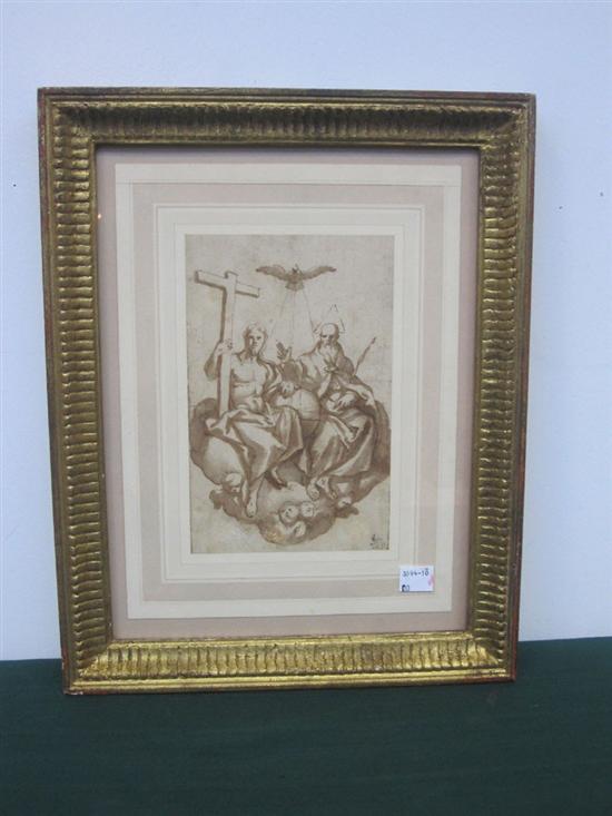 Appraisal: CA TH C ITALIAN OLD MASTER DRAWING Brown ink and