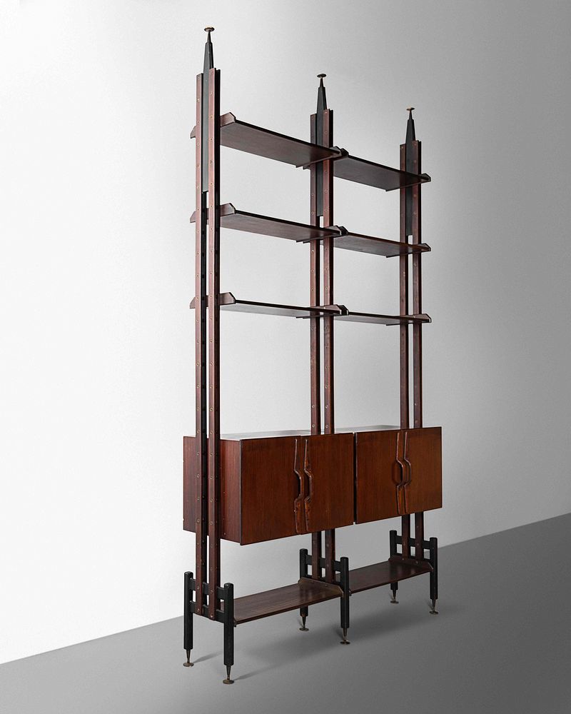 Appraisal: Italian Mid th CenturyFree-Standing Modular Storage System Italian Mid th