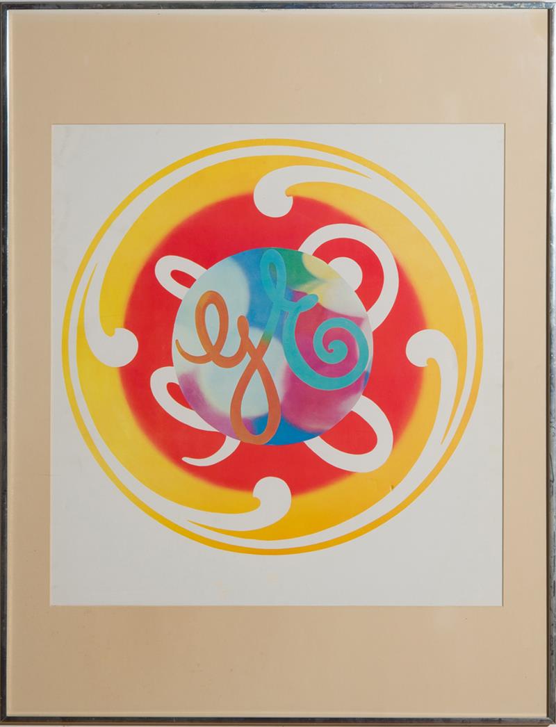 Appraisal: JAMES ROSENQUIST b CIRCLES OF CONFUSION AND LITE BULB Offset