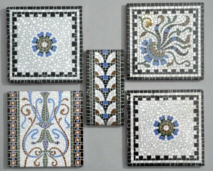 Appraisal: Eighteen Minton Mosaic-Style Ceramic Tiles Marked Together with two similar