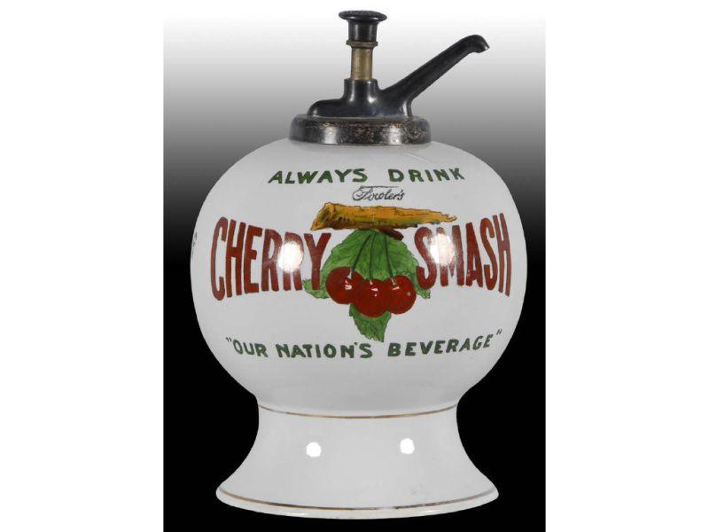 Appraisal: Cherry Smash Syrup Dispenser Description '' T -cent Original pump