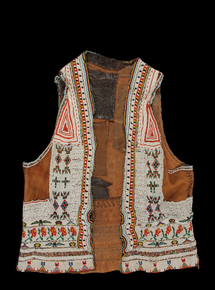 Appraisal: NATIVE AMERICAN BEADED VEST - Early th c Plains Indian