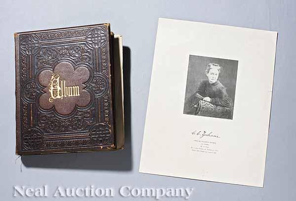 Appraisal: Civil War Era Forget-Me-Not-Album dedicated to Caroline Zacharie Future Mrs