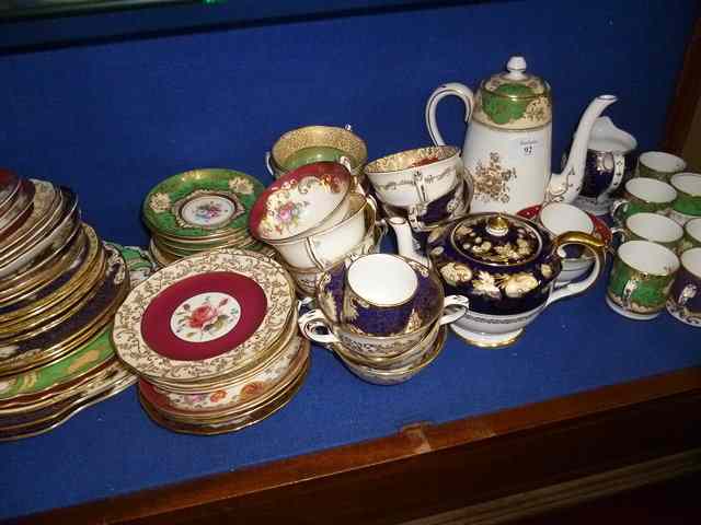 Appraisal: A QUANTITY OF VARIOUS TEA AND COFFEE WARES saucers plates