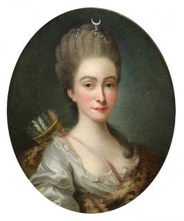 Appraisal: Painting Circle of Jean Marc Nattier Circle of Jean Marc