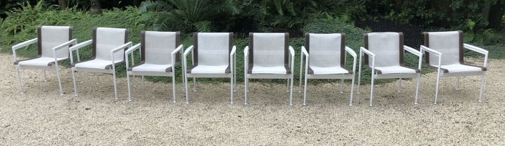 Appraisal: Knoll - RICHARD SCHULTZ COLLECTION Chairs Knoll - RICHARD SCHULTZ