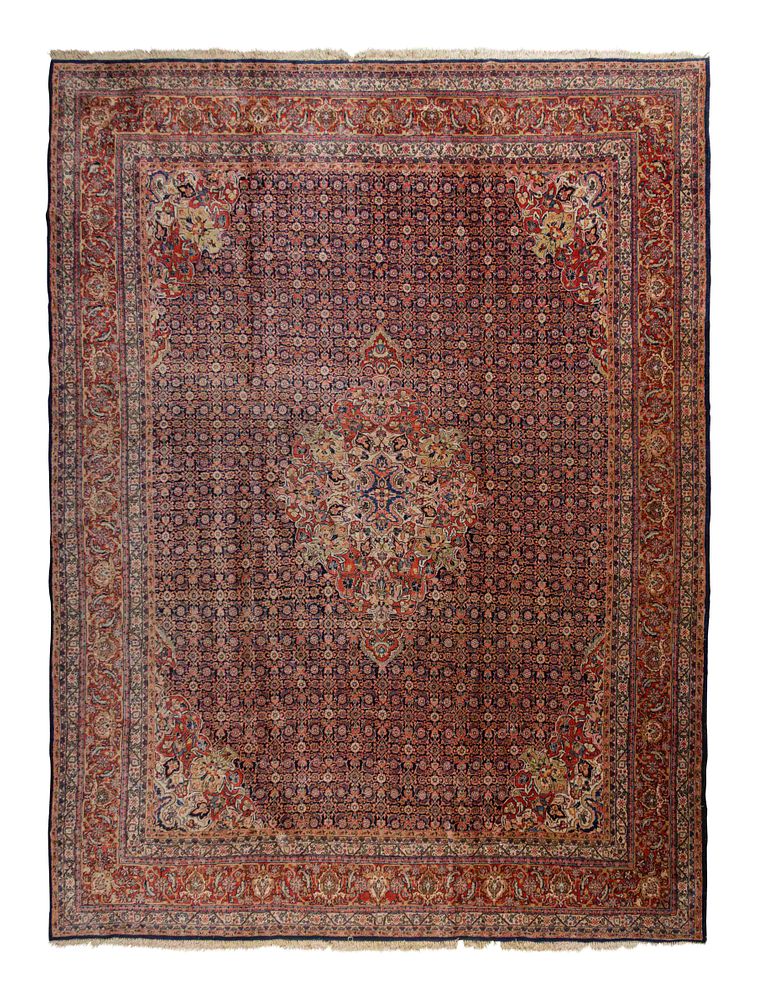 Appraisal: A Qazvin Wool Rug A Qazvin Wool Rug th Century