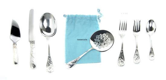 Appraisal: An American Sterling Silver Flatware Service for Eight Tiffany Co