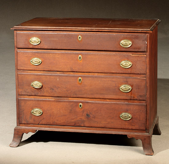 Appraisal: Federal Walnut Chest of Drawers Mid-Atlantic States - Losses and