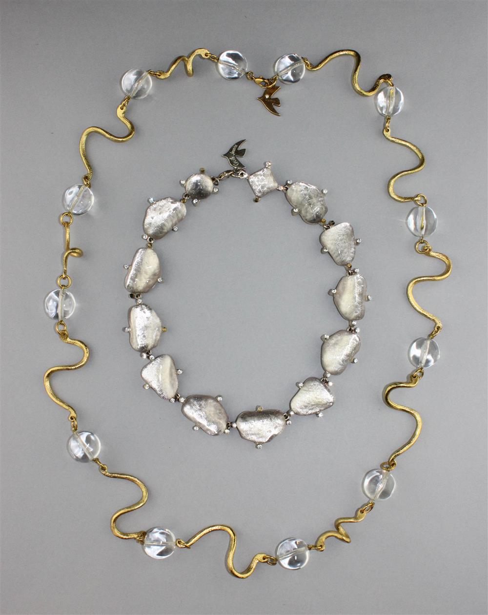 Appraisal: CECILE JEANNE OF PARIS ARABESQUE NECKLACE the Arabesque necklace is