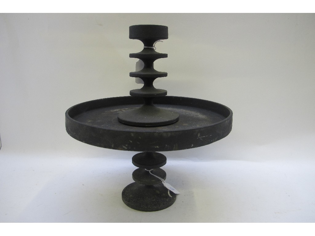 Appraisal: Robert Welch cast iron candl