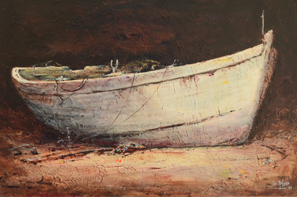 Appraisal: MCIVER John American - ''Crab Boat'' Acrylic Board '' x