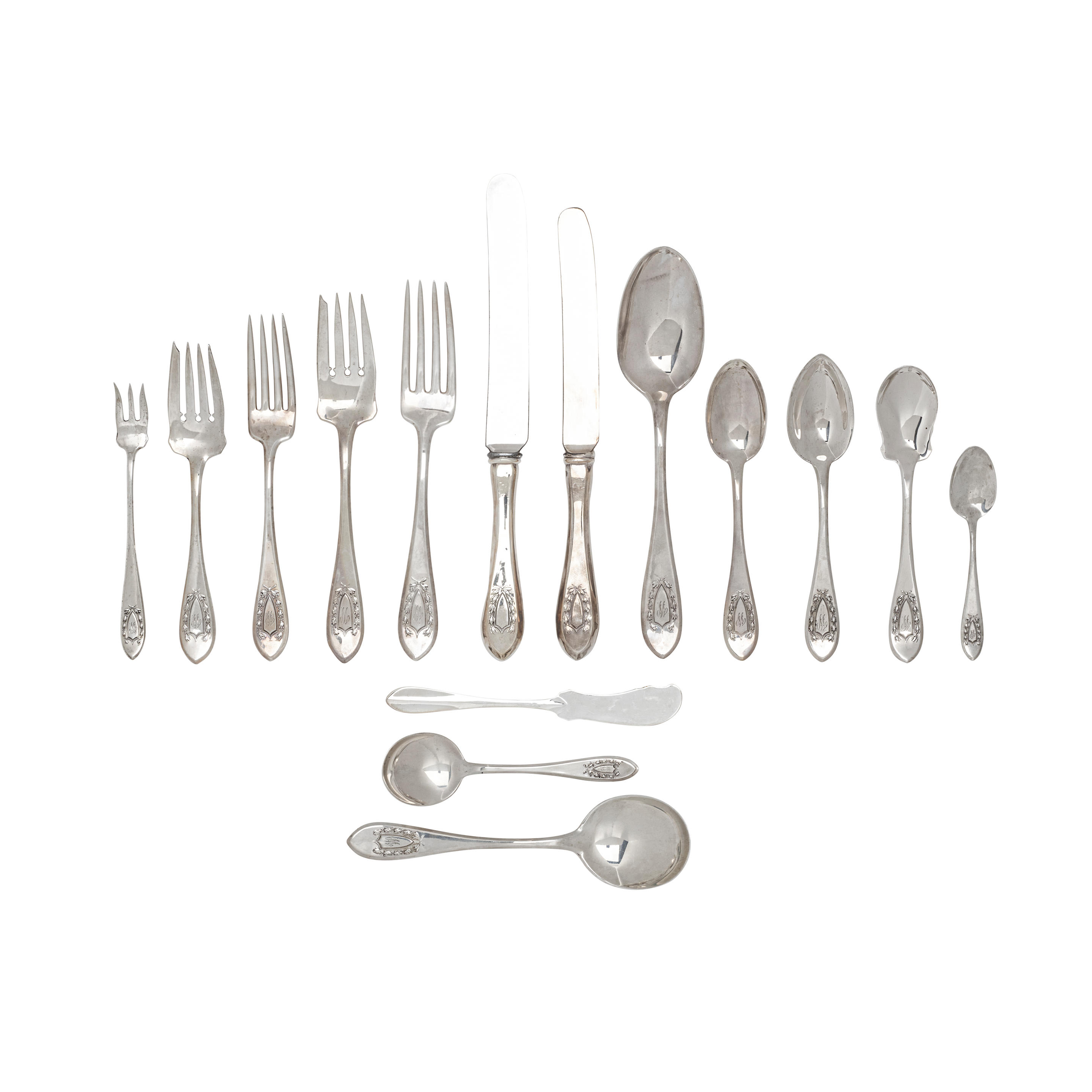 Appraisal: AN AMERICAN STERLING SILVER FLATWARE SERVICE BY INTERNATIONAL SILVER CO