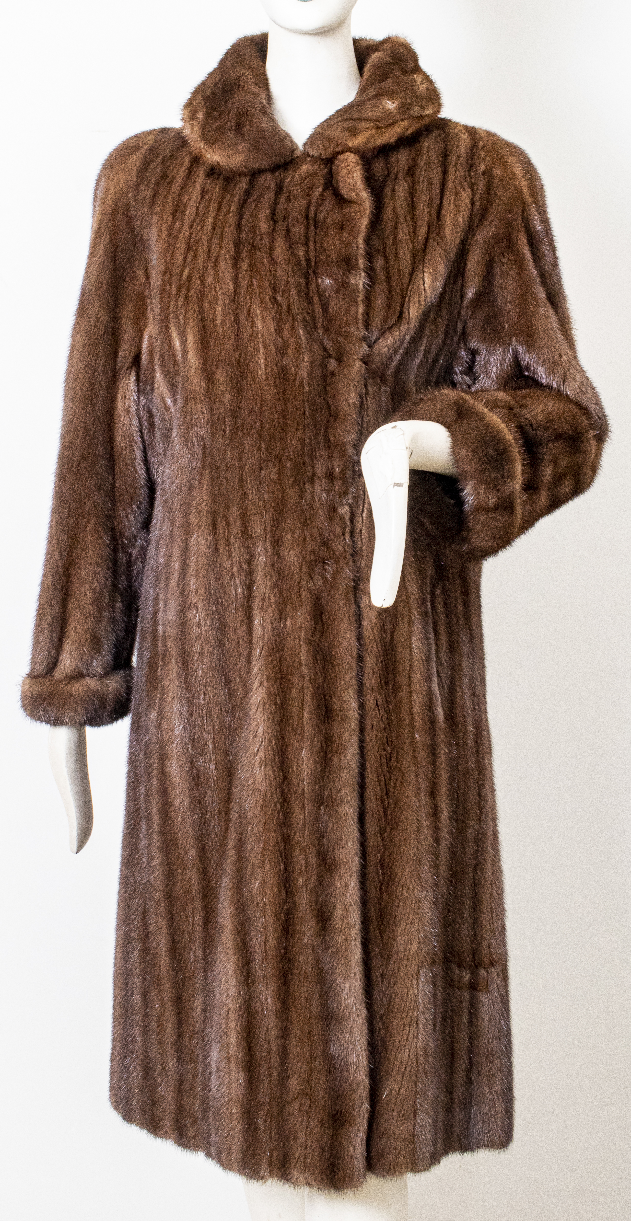 Appraisal: REVILLION MINK FULL-LENGTH FUR COAT Revillon mink full-length fur woman's