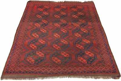 Appraisal: An Estate Persian Turkoman Chobash Rug Apprx '- x '-