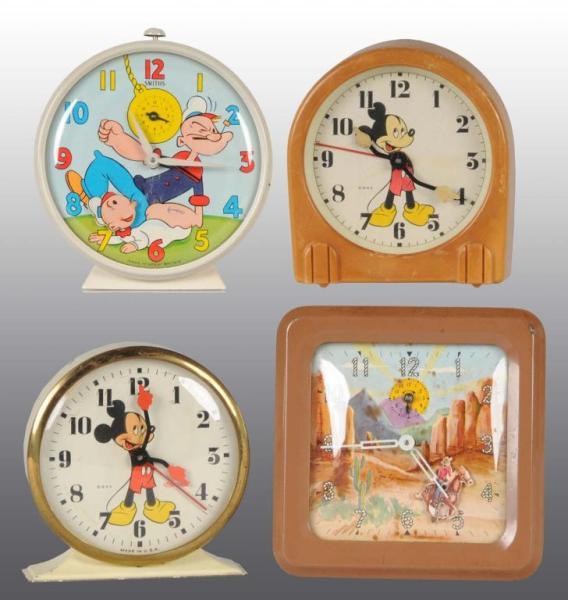 Appraisal: Lot of Character Clocks Description One or two work sporadically