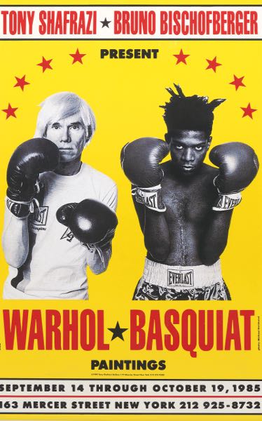 Appraisal: JEAN-MICHAEL BASQUIAT AND ANDY WARHOL AMERICAN - AND - x