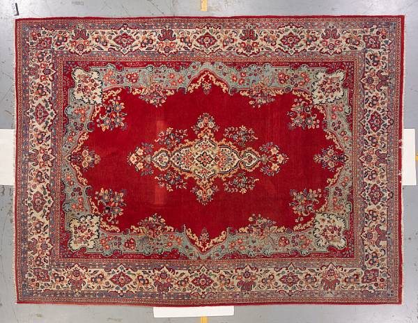 Appraisal: A Sarouk carpet size approximately ft in x ft