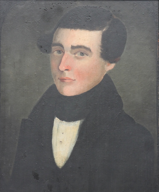 Appraisal: PRIOR HAMBLIN SCHOOL PORTRAIT OF A GENTLEMAN Second quarter th