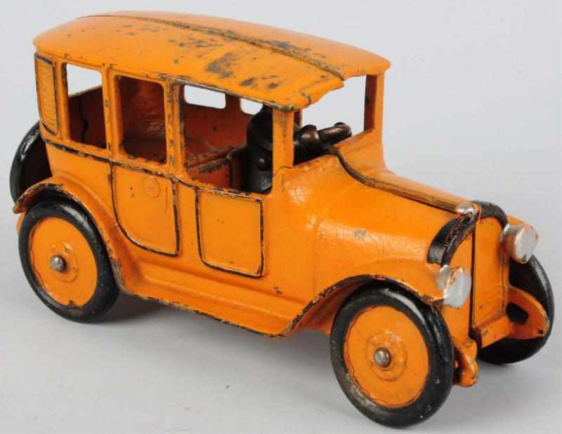 Appraisal: Cast Iron Taxi Cab Toy American Probably Kenton Disc wheels