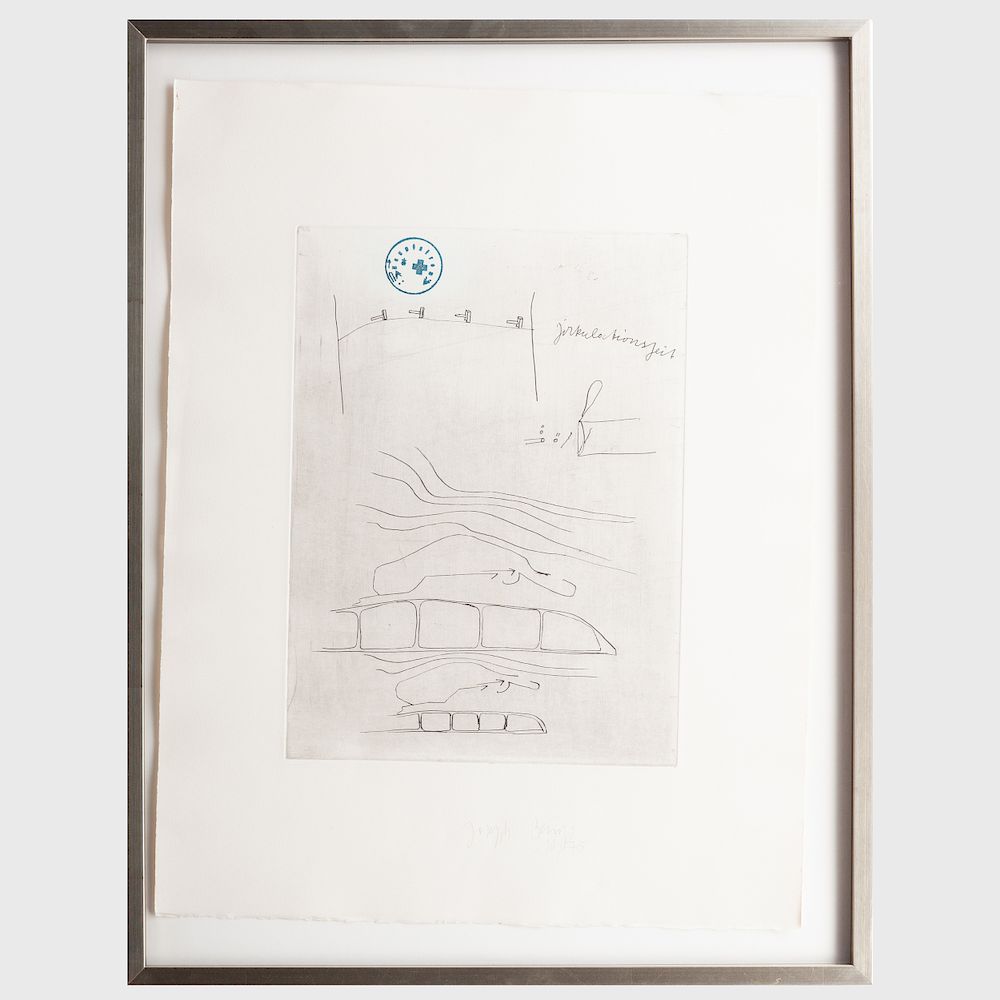 Appraisal: Joseph Beuys - Circulation Time from Circulation Time Suite Etching