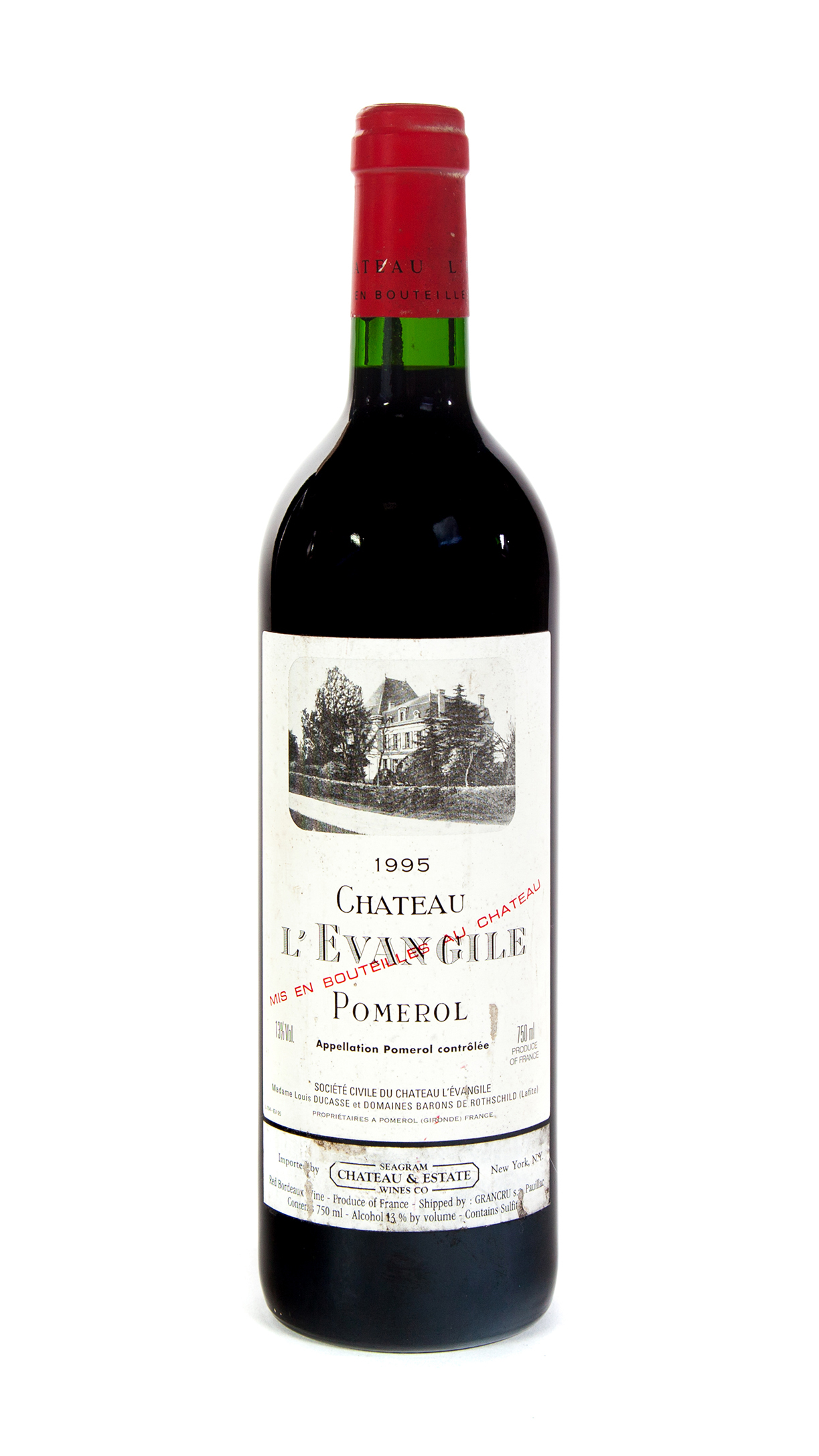 Appraisal: CHATEAU L'EVANGILE Pomerol bottle ml