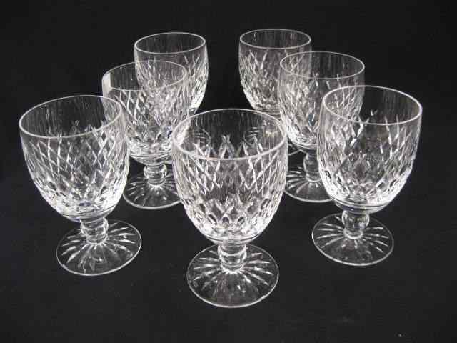 Appraisal: Waterford Cut Crystal Goblets '' tall signed excellent