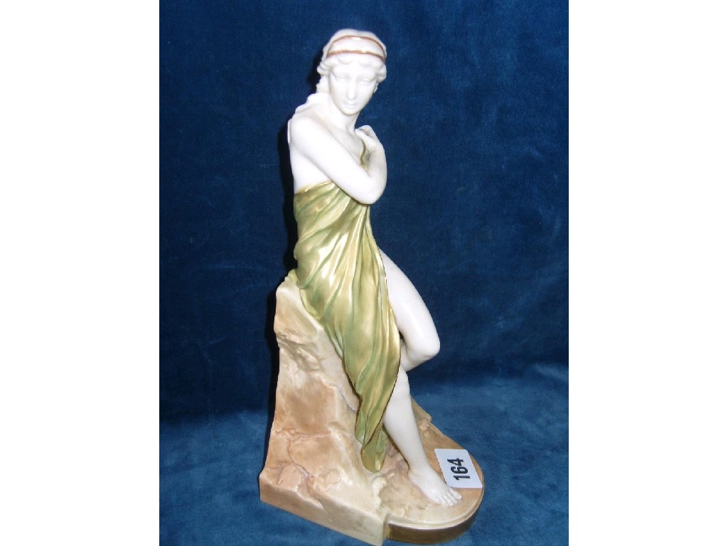 Appraisal: A Royal Worcester figure of a classically draped female nude